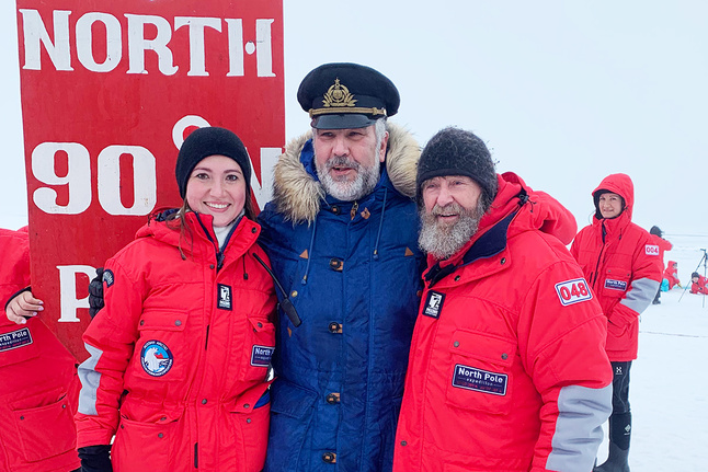 RussiaDiscovery на Северном полюсе